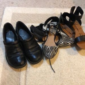 Few pairs women shoes size 9 and 8.5